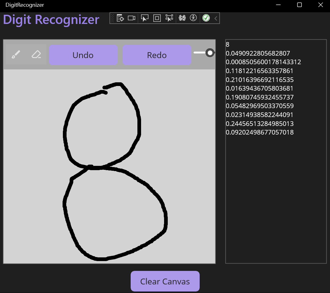 Handwritten Digit Recognizer