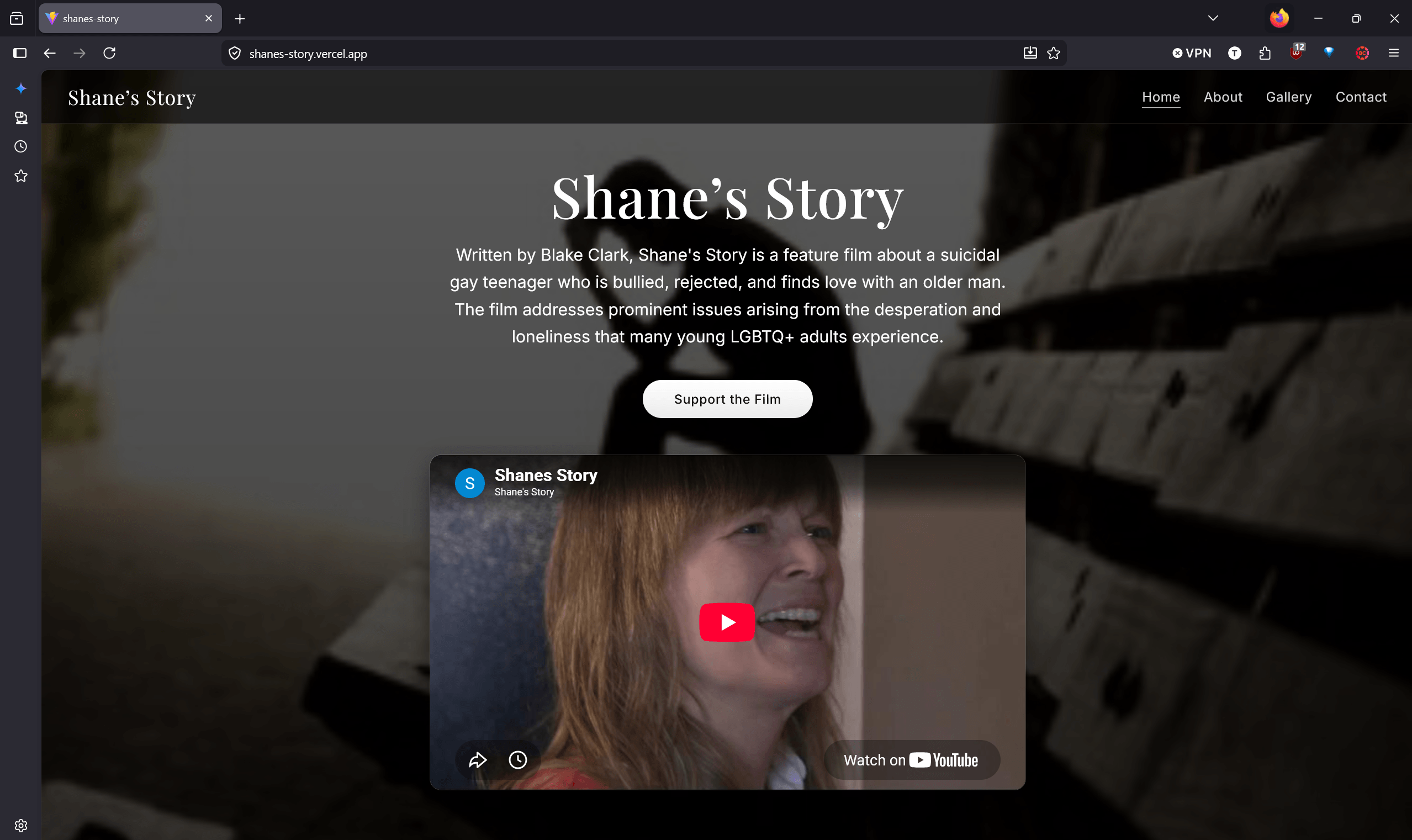 Shane's Story