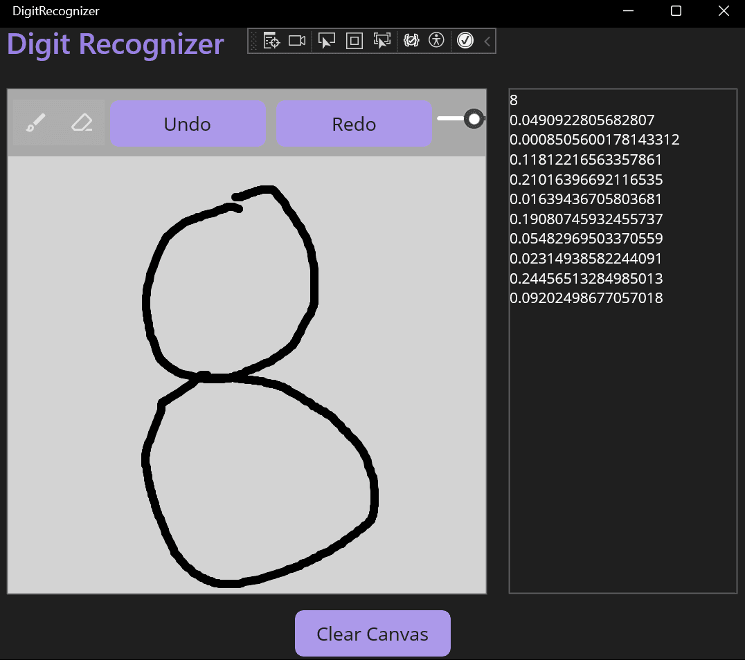 Handwritten Digit Recognizer