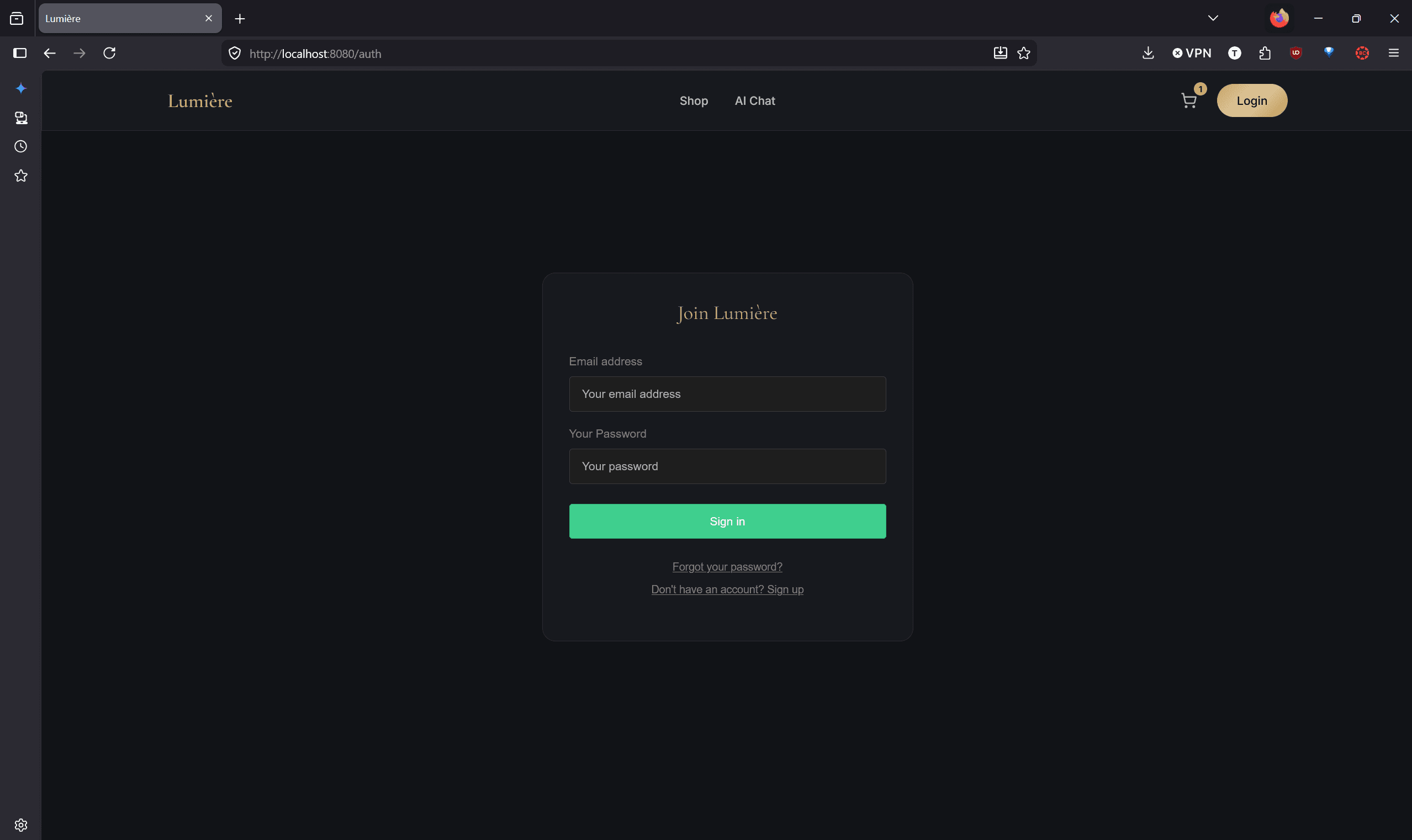 Project Screenshot