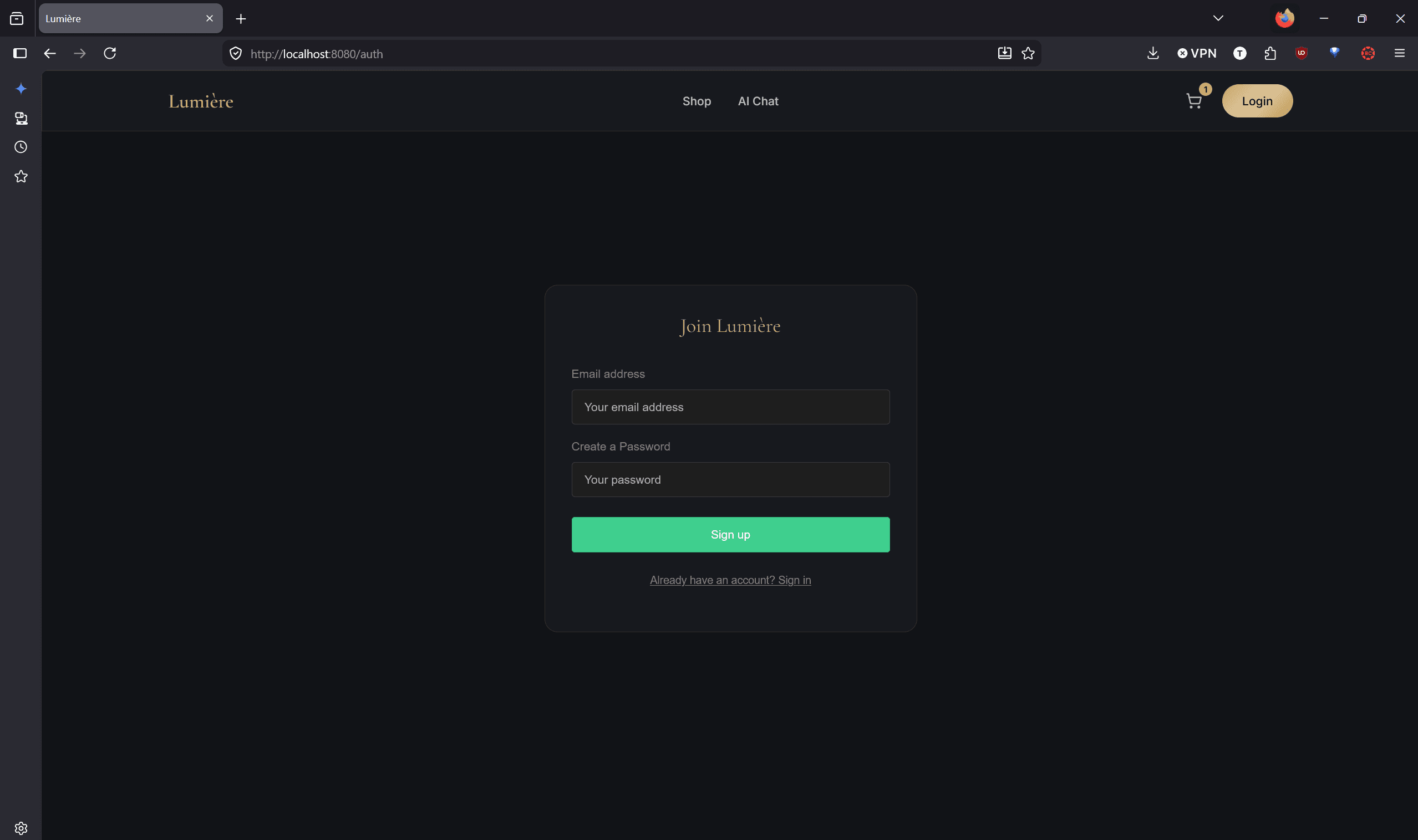 Project Screenshot